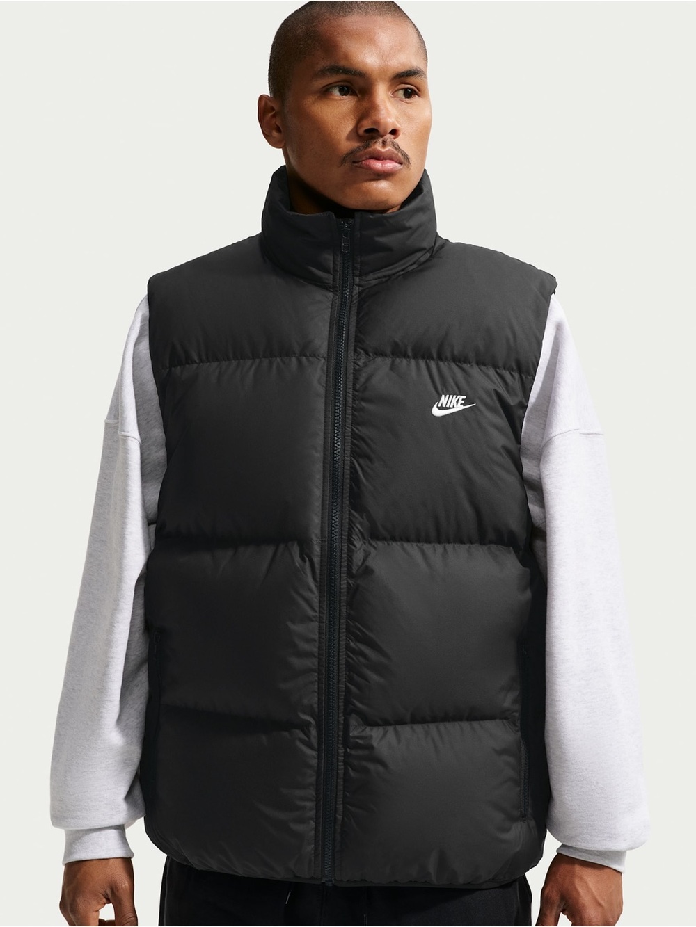 Nike Men's Black Therma-FIT Down Puffer Vest